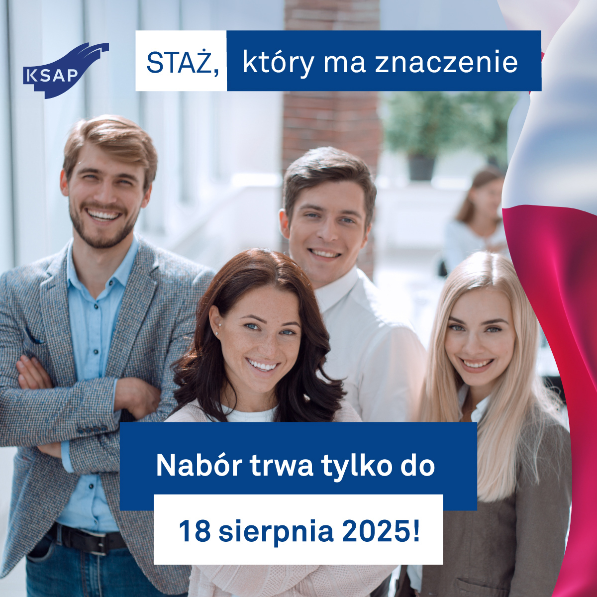 Zdjęcie artykułu Staż w KSAP – zbuduj swoją przyszłość w administracji publicznej