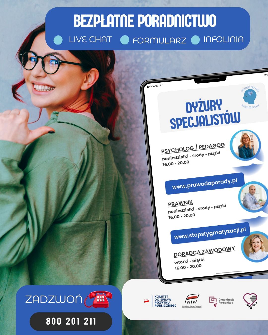 Zdjęcie artykułu Rządowy program ,,Świadomy Obywatel – Prawo do Porady” – bezpłatne poradnictwo